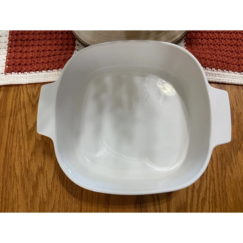 Corning Ware Cornflower Blue 2 Quart Square Casserole Dish A-2-B Vintage USA